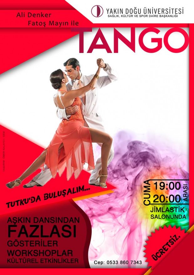 YDÜ Tango Kulubü 2015-2016  Bahar Dönemi Kayıtları Başlamıştır
